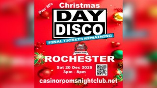 Day  Disco (Over 30's) Xmas Special Saturday 20th December 2025
