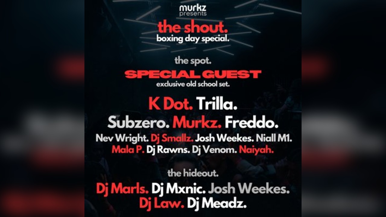 The Shout: Boxing Day Special