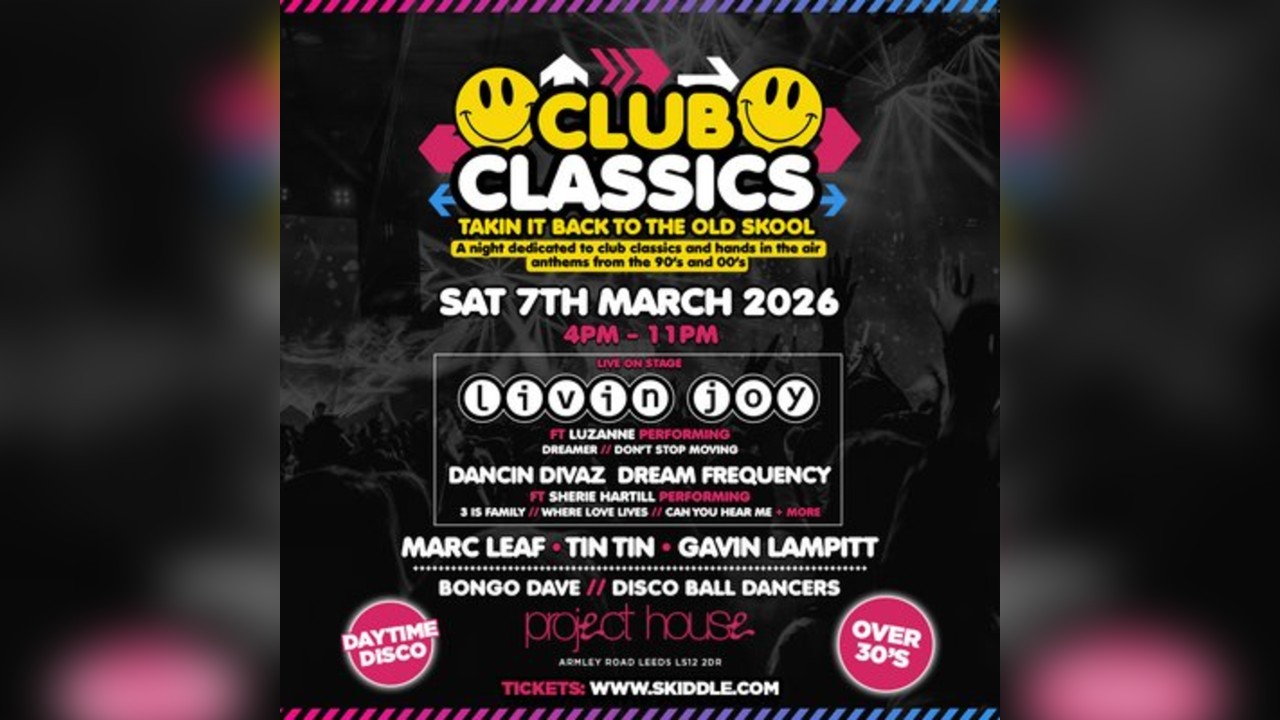 Club Classics 90s & 00s (Over 30s)