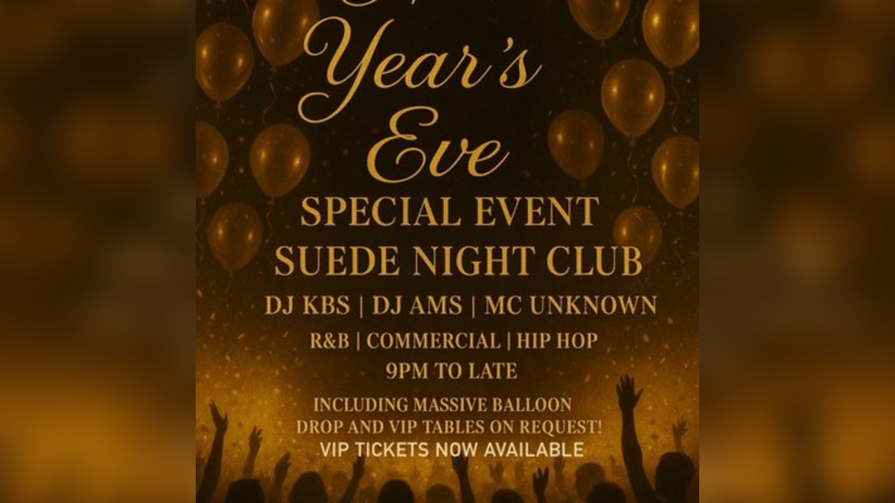 Suede New Year's Eve