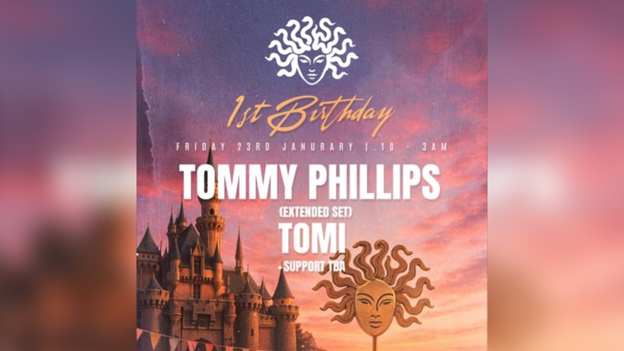 Medusa Records-1st birthday with Tommy Phillips and Tomi.