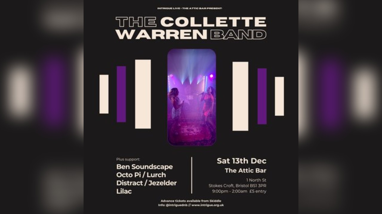 Intrigue Live presents: THE COLLETTE WARREN BAND