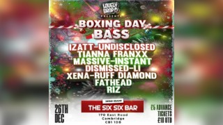 Lovely Drop Presents: Boxing Day Bass @ The Six Six Bar