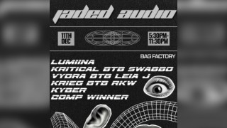 JADED AUDIO: Bag Factory 11th December