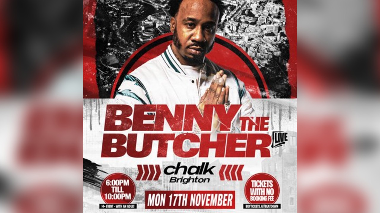 Benny the Butcher // Monday 17th November // Chalk // Brighton