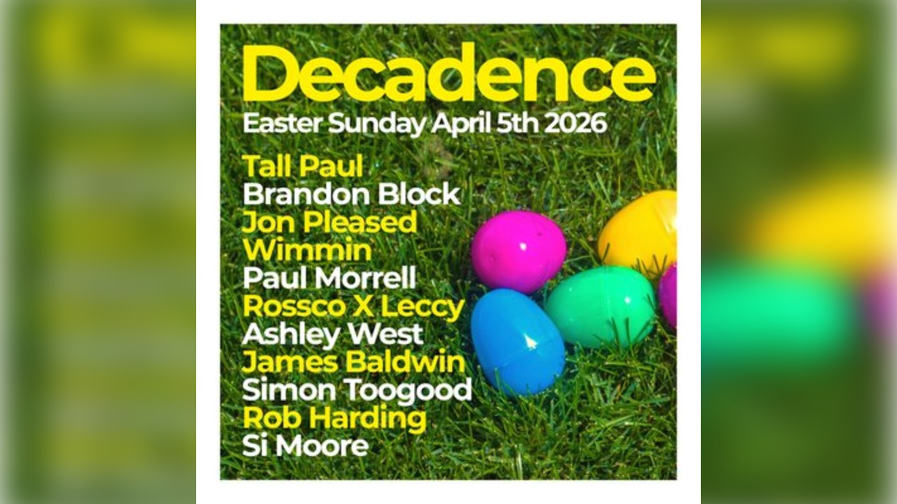 Decadence Boutique Easter Sunday 2026 Stratford Upon Avon