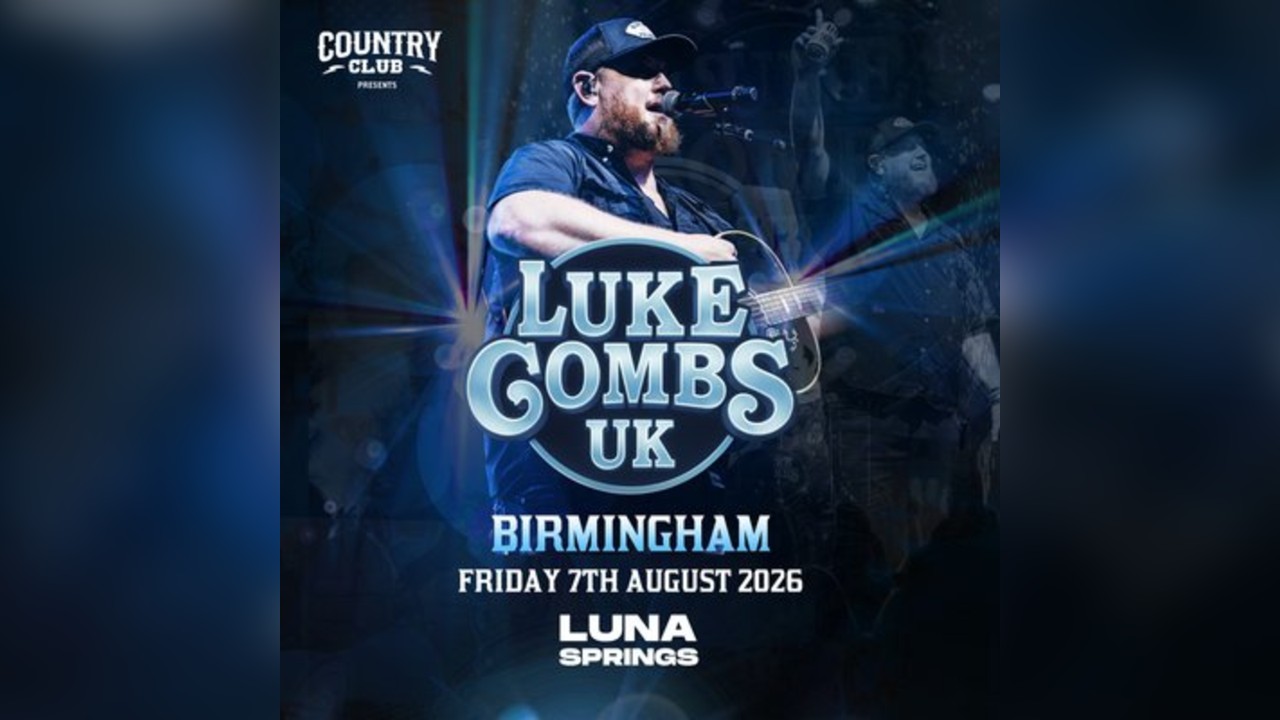 Luke Combs UK - With Full Band Live - Birmingham