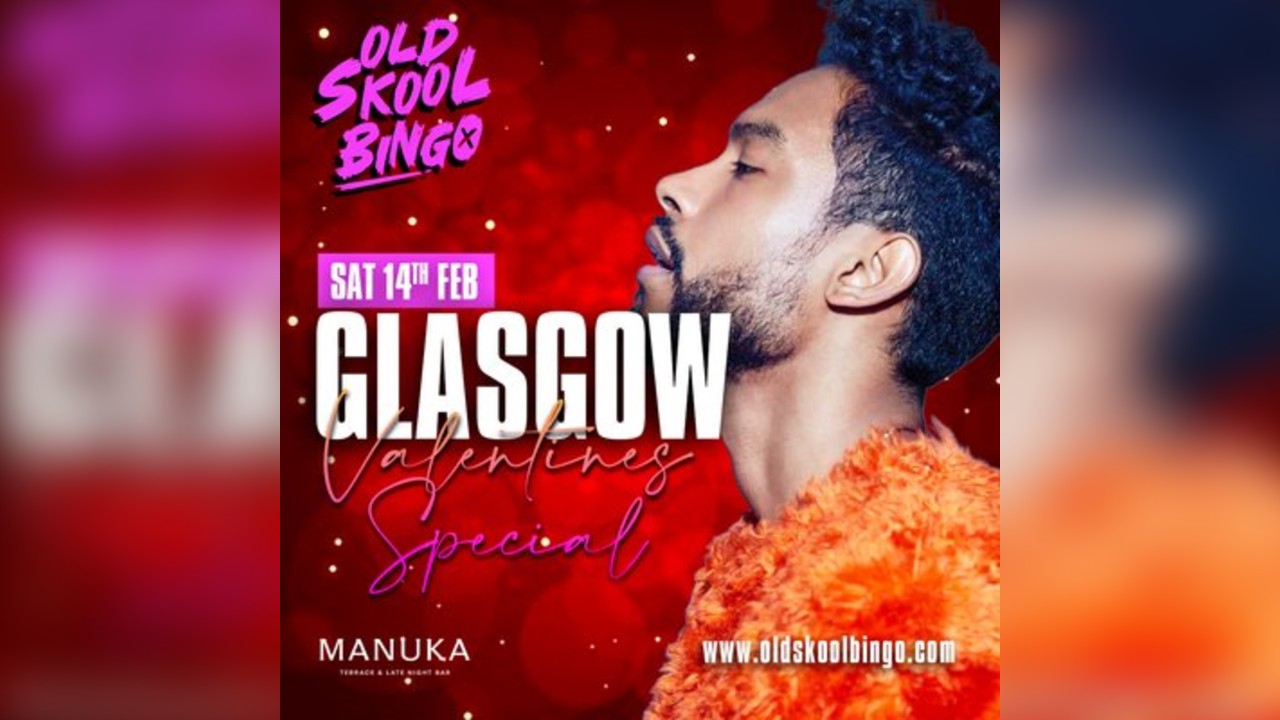 Old Skool Bingo Sat 14th Feb Glasgow
