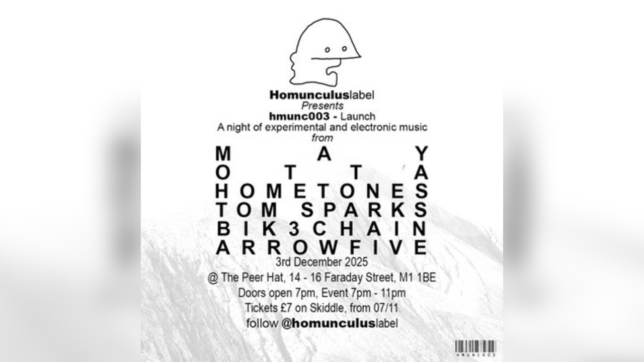 HMUNC003 - Launch, a Homunculus Label Event