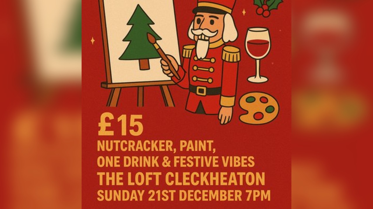 Nutcracker paint and sip