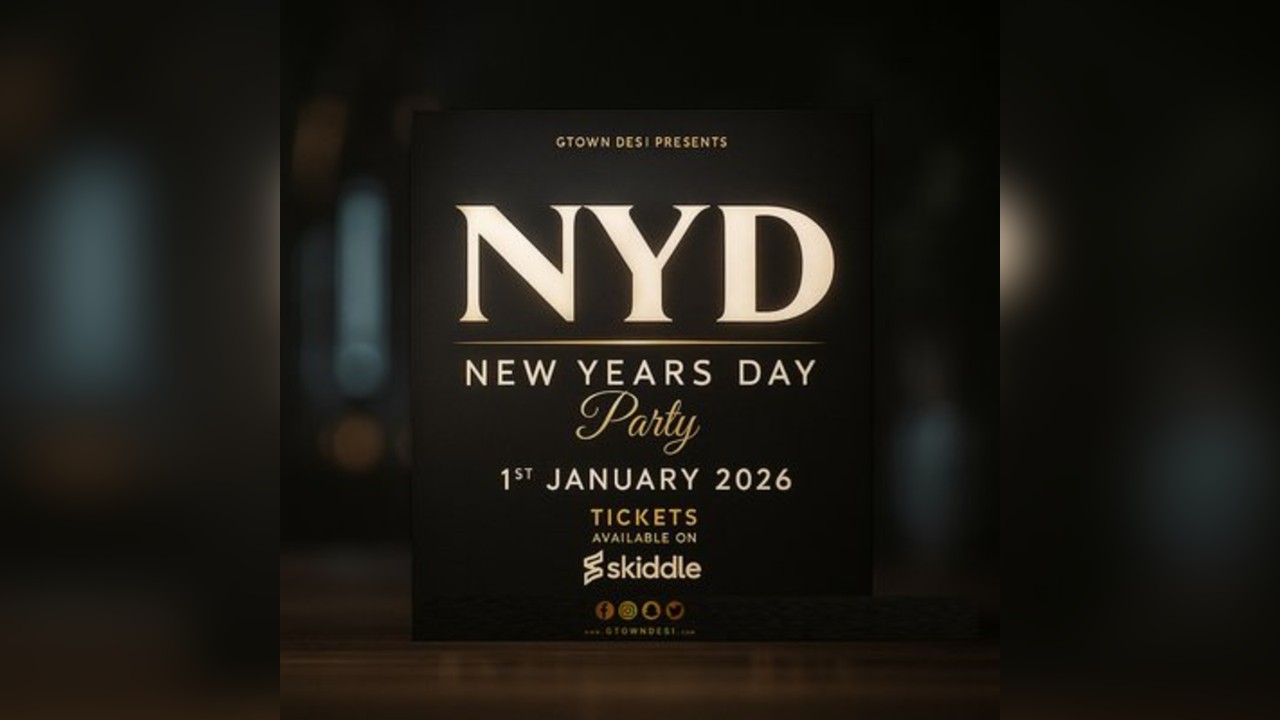 New Years Day Party 2026 with Gtown Desi