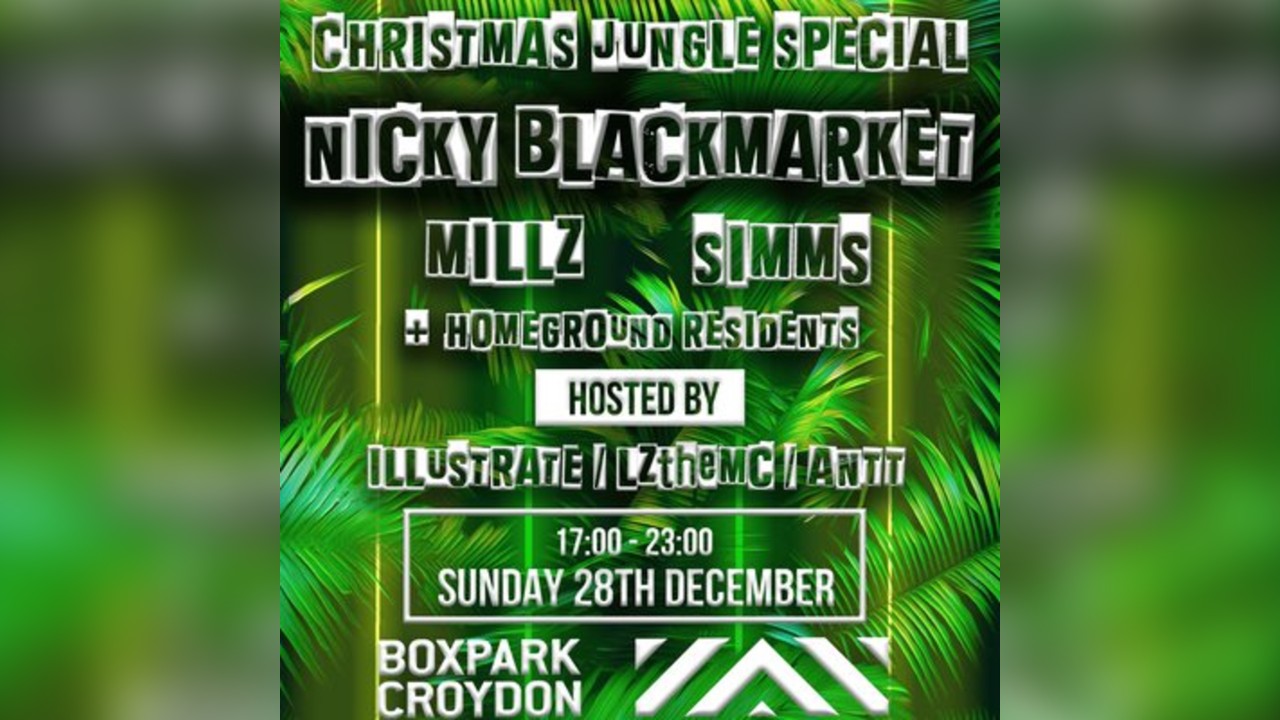 Christmas Jungle Rave W/ Nicky Blackmarket & More
