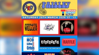 March Of The Mods Paisley For Teenage Cancer Trust