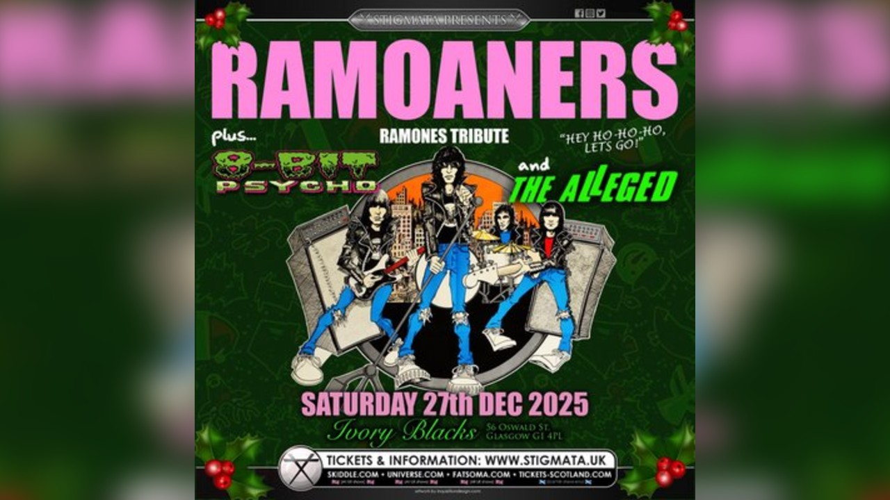 Stigmata Presents The Ramoaners (Ramones Tribute) Xmas/NYE Party