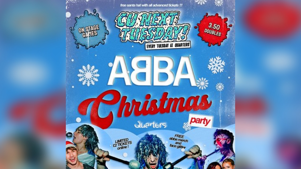 Cu Next Tuesday | ABBA CHRISTMAS PARTY | 16/12/2025