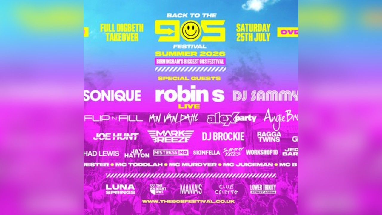 Back To The 90s - Summer Outdoor Festival - Birmingham