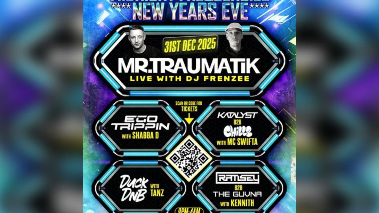 New Year's eve rave MR TRAUMATIK