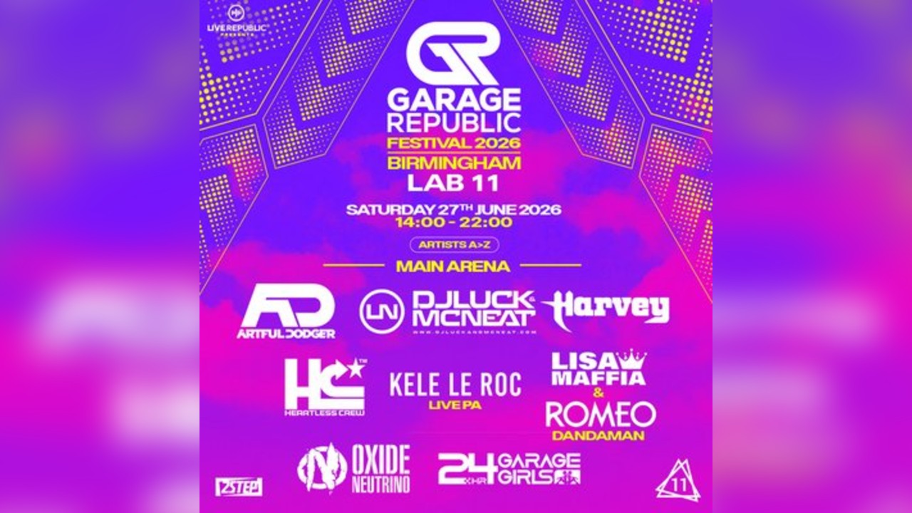 Garage Republic Festival 2026 | Lab 11 Birmingham