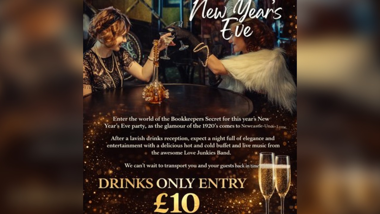 NYE at the Bookkeepers secret