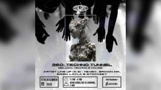 360 Techno Tunnel | Melodic Techno and House