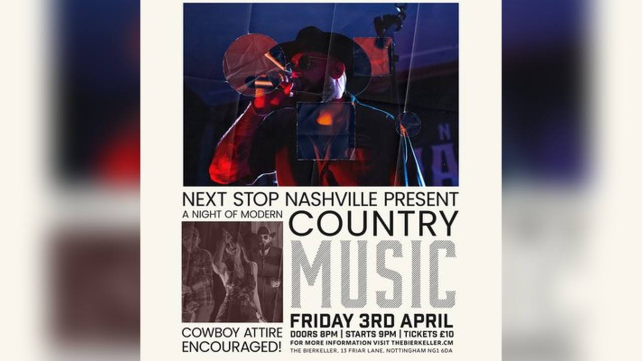Next Stop Nashville at The Bierkeller Nottingham