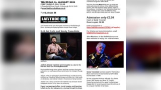 Jed Potts and Sandy Tweeddale at the First Thursday Blues Club