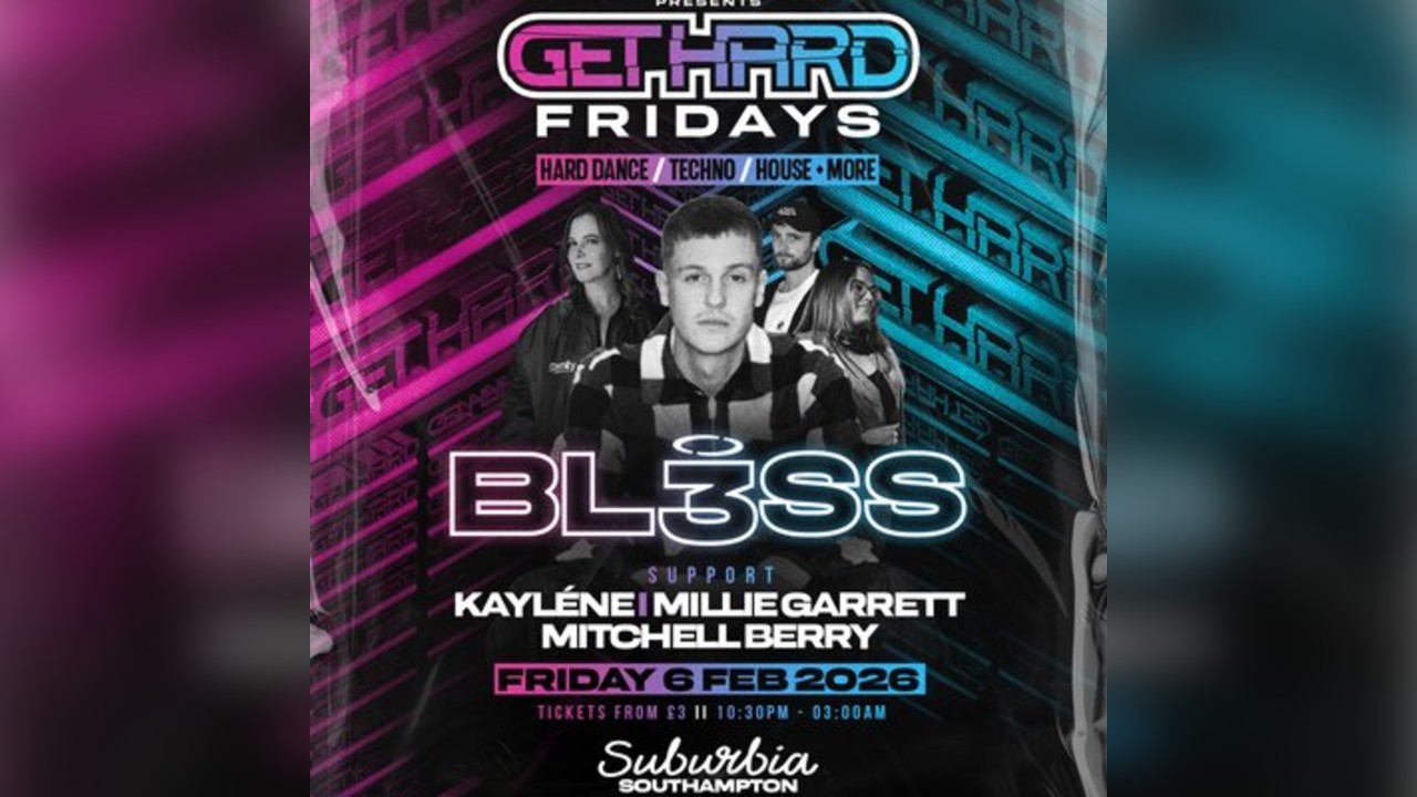 SubBass Presents: Get Hard Fridays with Bl3ss