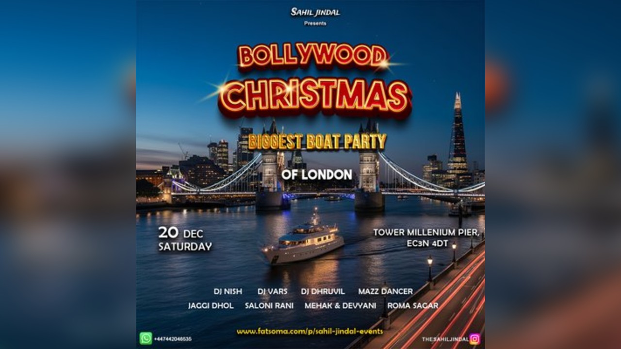 Bollywood Christmas Boat Party
