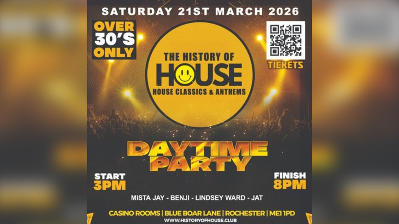 History Of House (Over 30's)