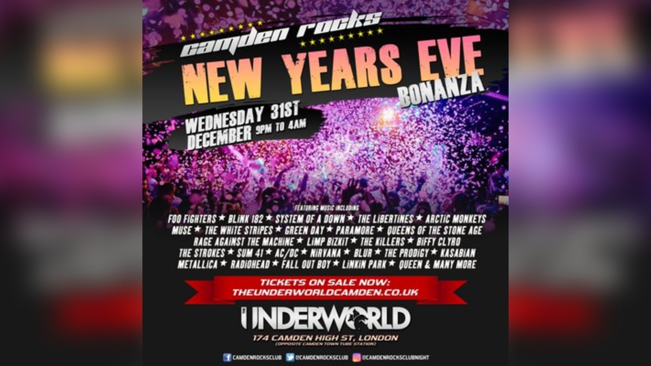 Camden Rocks New Year's Eve Bonanza