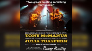 Tony McManus and Julia Toaspern Plus Support Danny Bradley