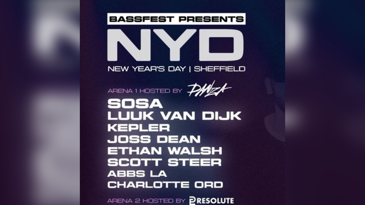 SOSA, Luuk Van Dijk, Kepler, Joss Dean BASSFEST NYD