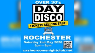 Day Disco (Over 30's) - Saturday 2nd May 2026