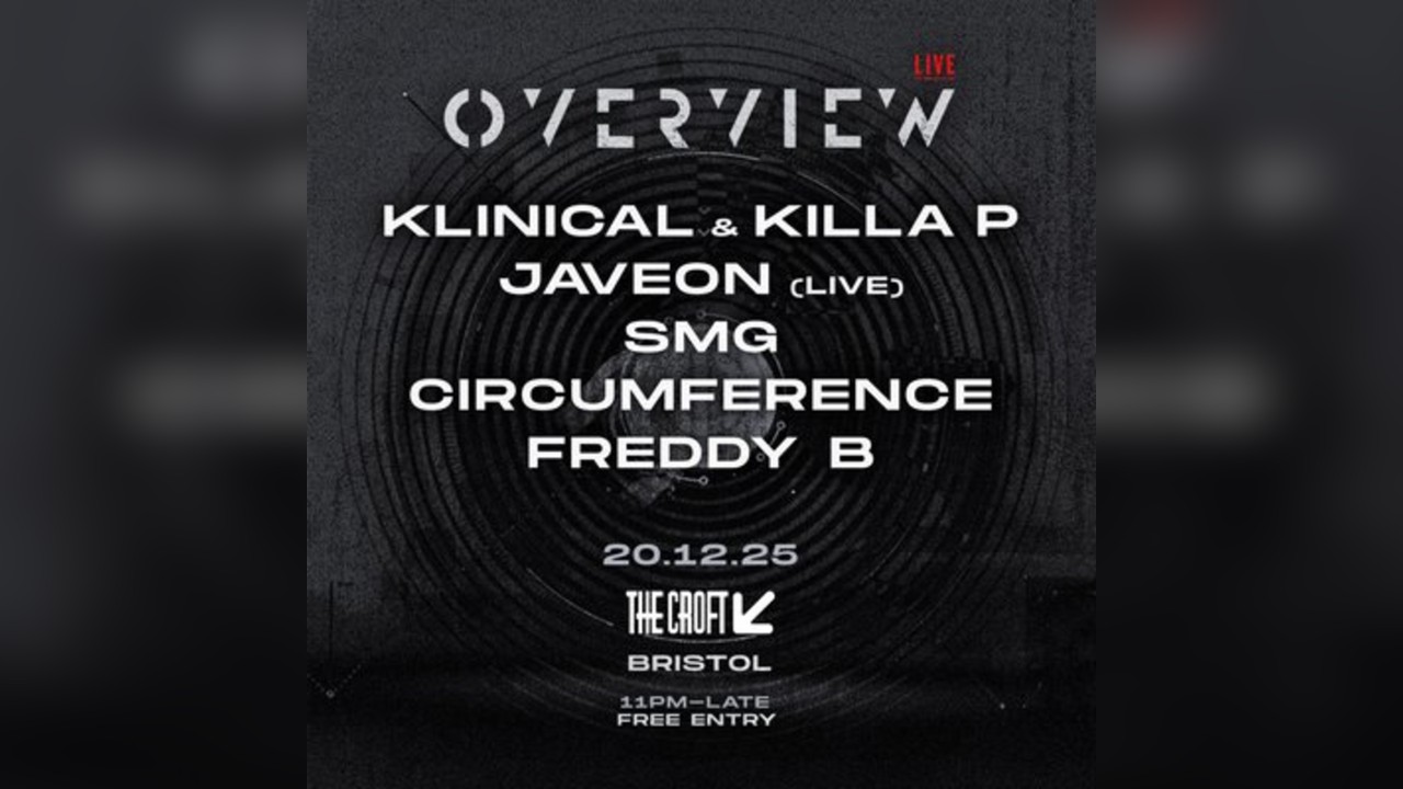 Overview:LIVE #4 - The Croft, Bristol // 20.12.25