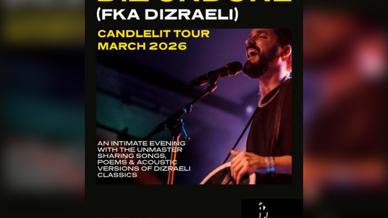 Diz Undone (fka Dizraeli) Candle Lit Tour at Wycombe Arts Centre