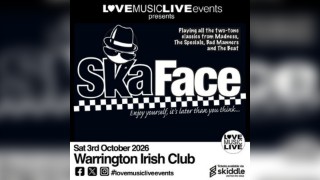 SKA FACE - Warrington Irish Club - Sat 3rd Oct - Ska/2Tone