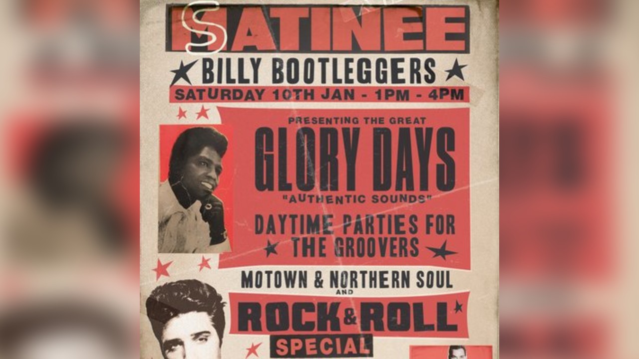 GLORY DAYS - Motown, Northern Soul and Rock & Roll Special
