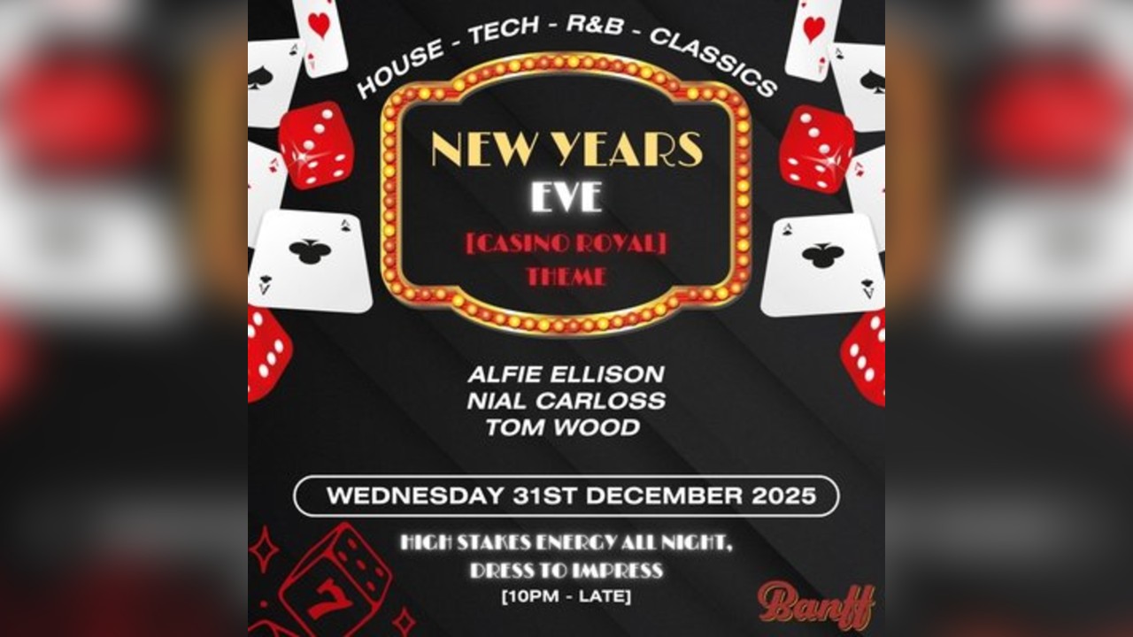 Banff New Years Eve - Casino Royal