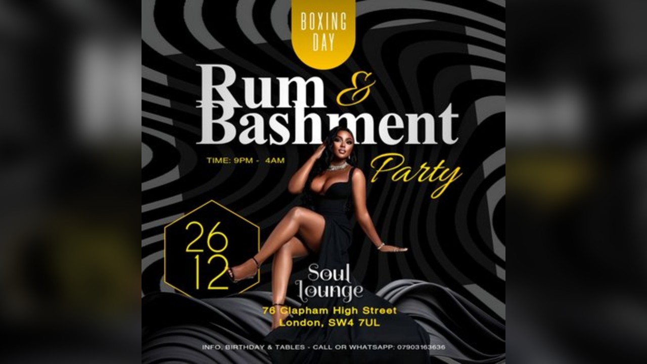 Rum & Bashment Boxing Day Party