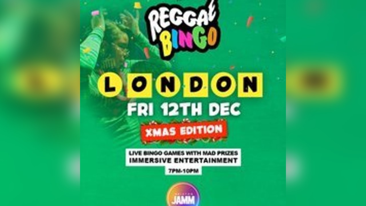 Reggae Bingo - Bournemouth - Fri 13th Feb