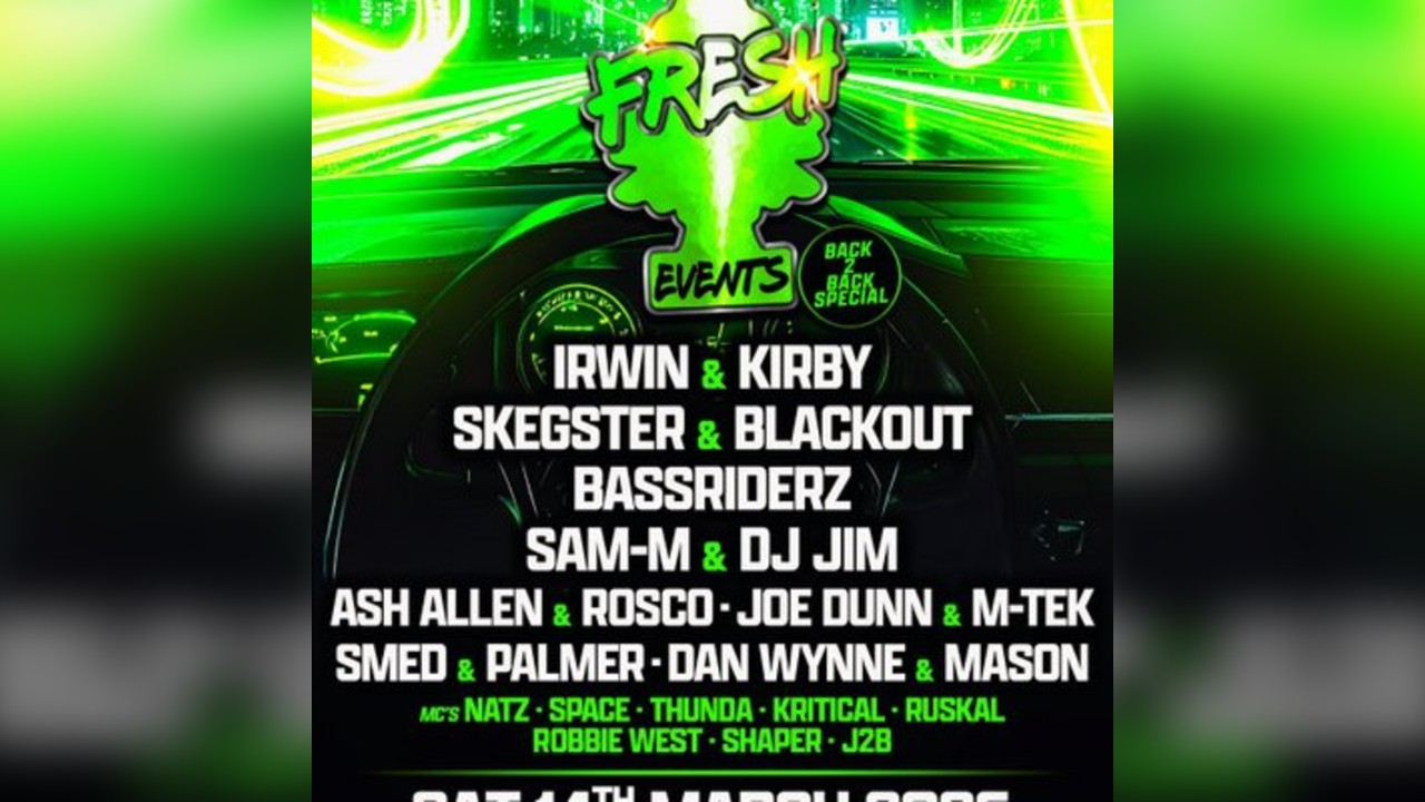 Fresh Events : back 2 back special