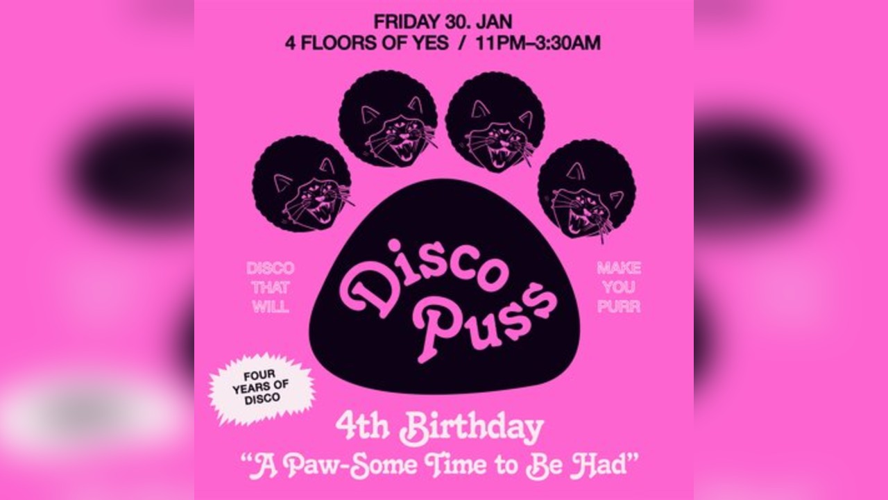 DISCO PUSS 4th Birthday