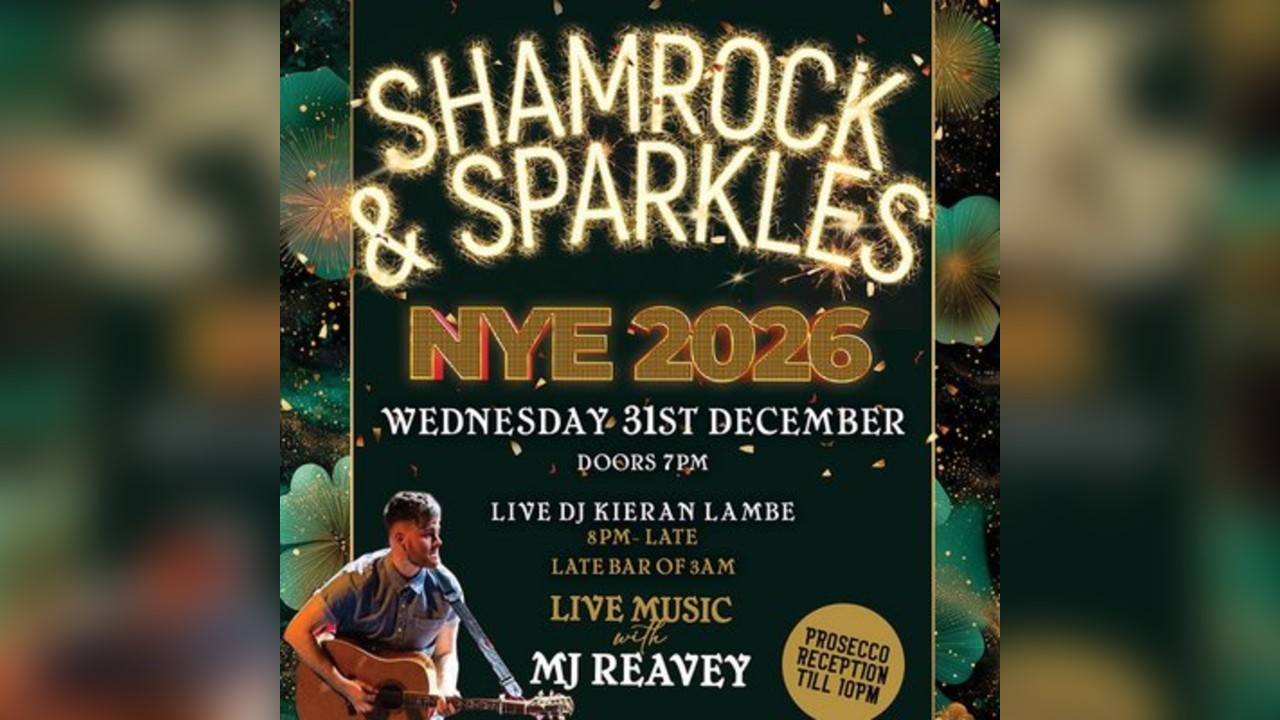 Shamrock & Sparkles NYE at Mister Shenanigans