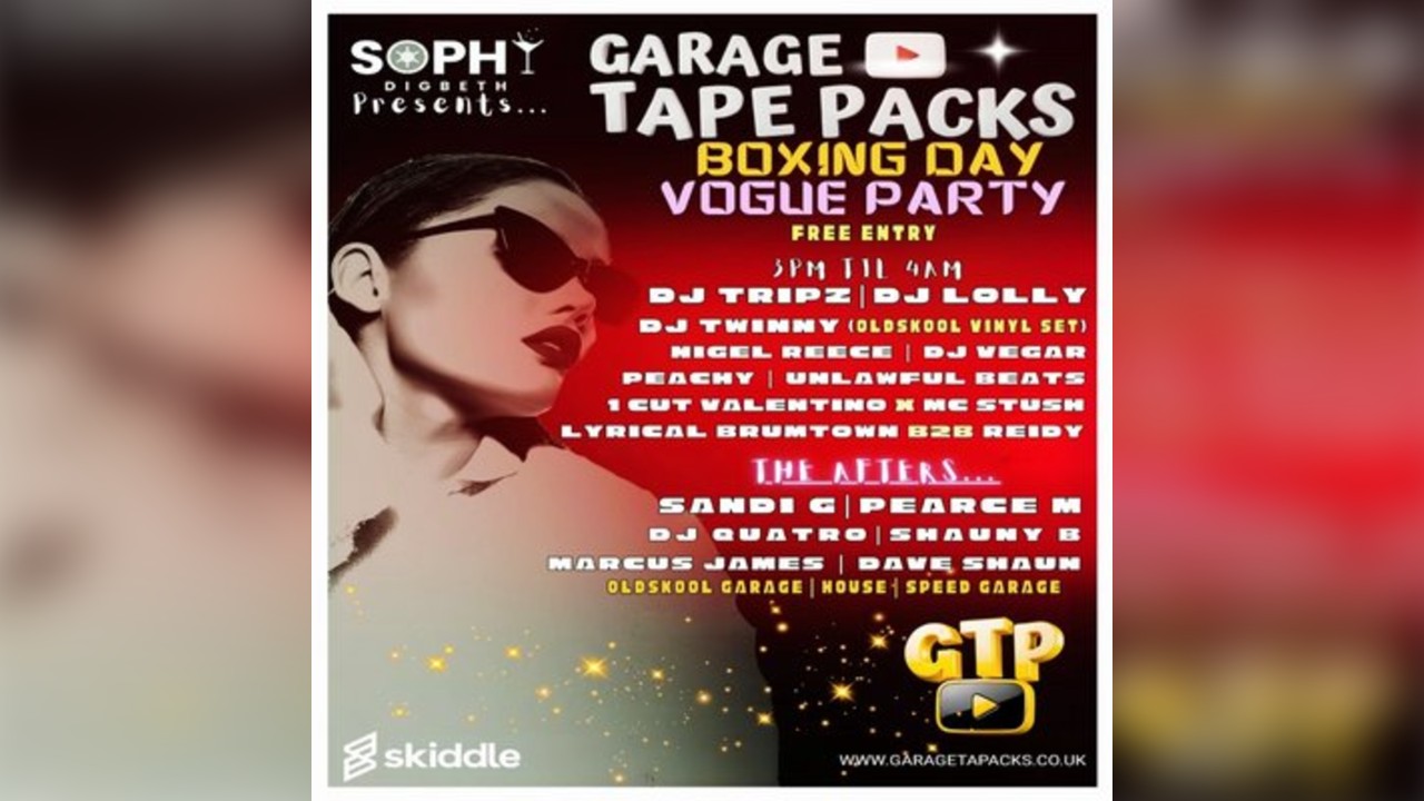 Garage Tapepacks: Presents - Boxing day free party