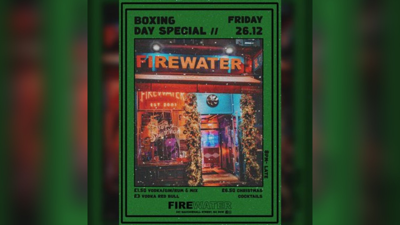 Boxing Day at Firewater