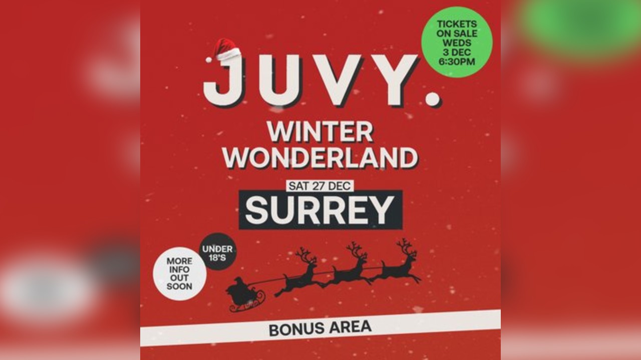 JUVY Under 18s  - Xmas Tour - Sat 27 December - EPSOM SURREY