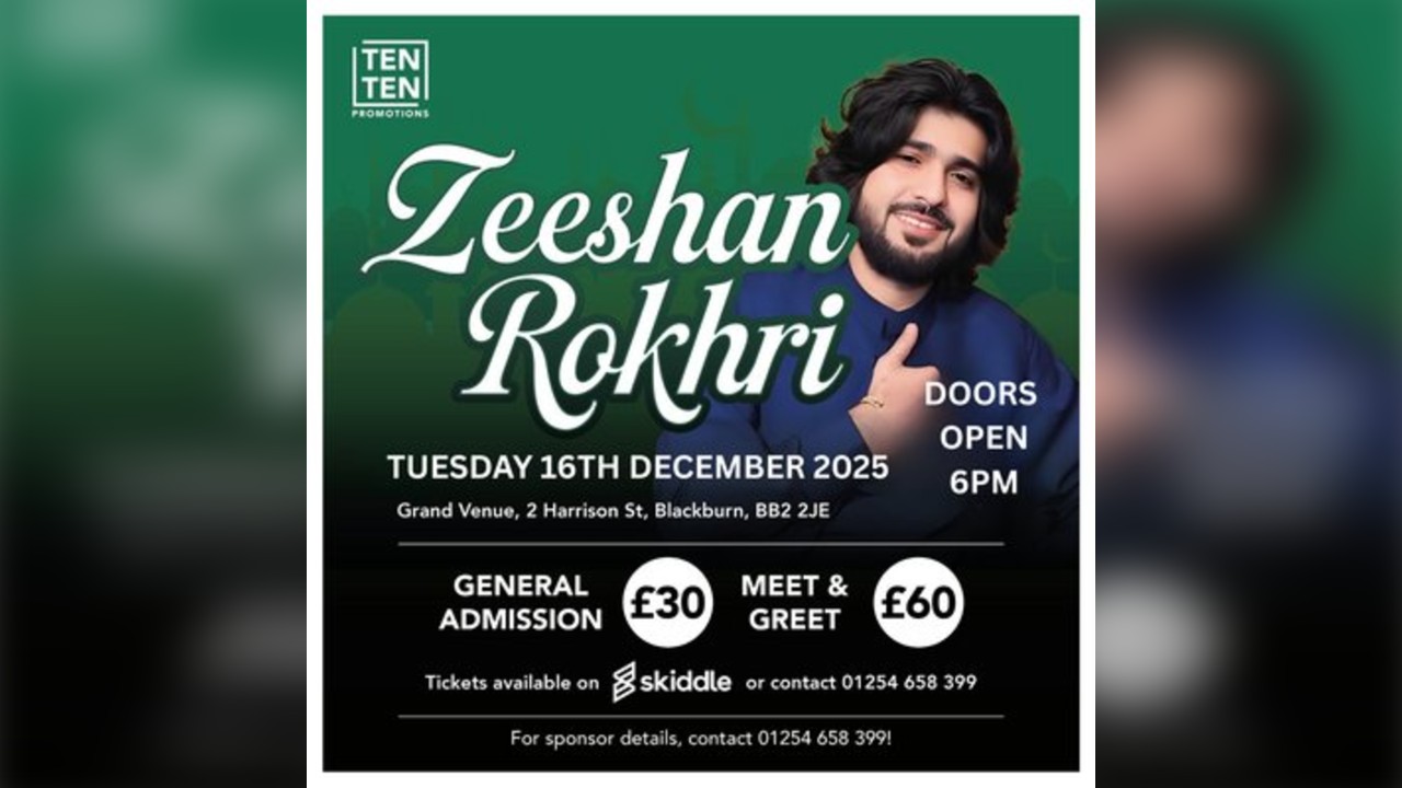 Zeeshan Rokhri - Live in Blackburn