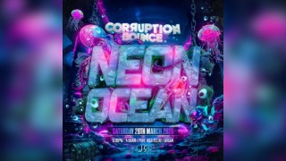 Corruption Bounce Neon Ocean