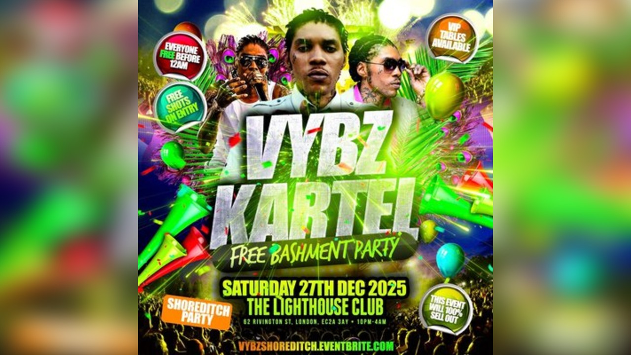Vybz Kartel - Free Bashment Party - Everyone Free Before 12AM