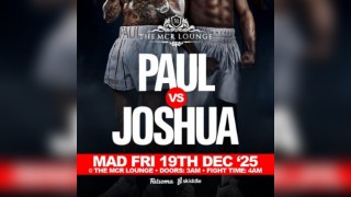 PAUL vs JOSHUA: The Heavyweight Clash - Live at The MCR Lounge